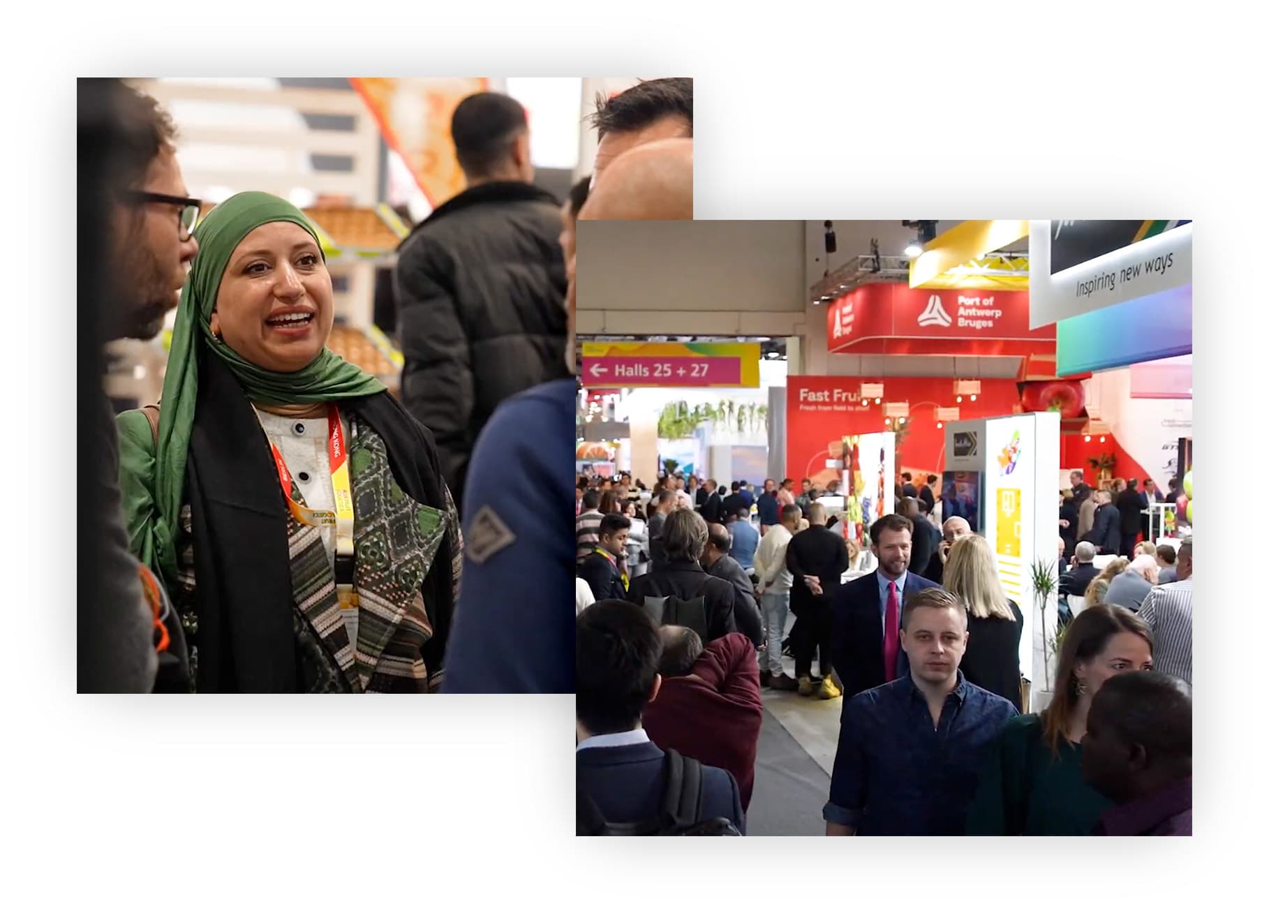 Menschen auf der Fruit Logistica 20205