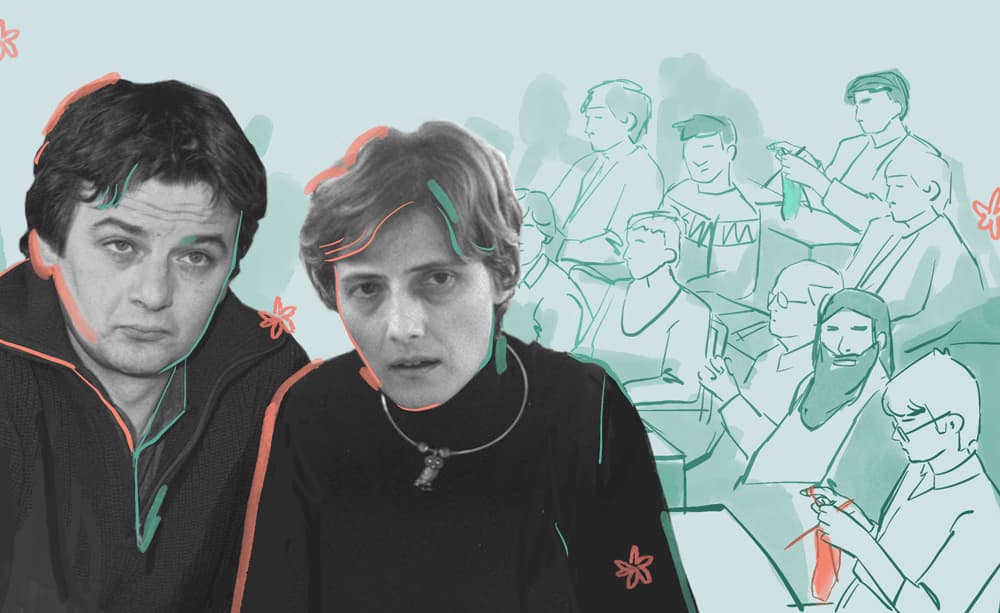 aussenseiter-die-gruenen-stricken-im-bundestag-illustration