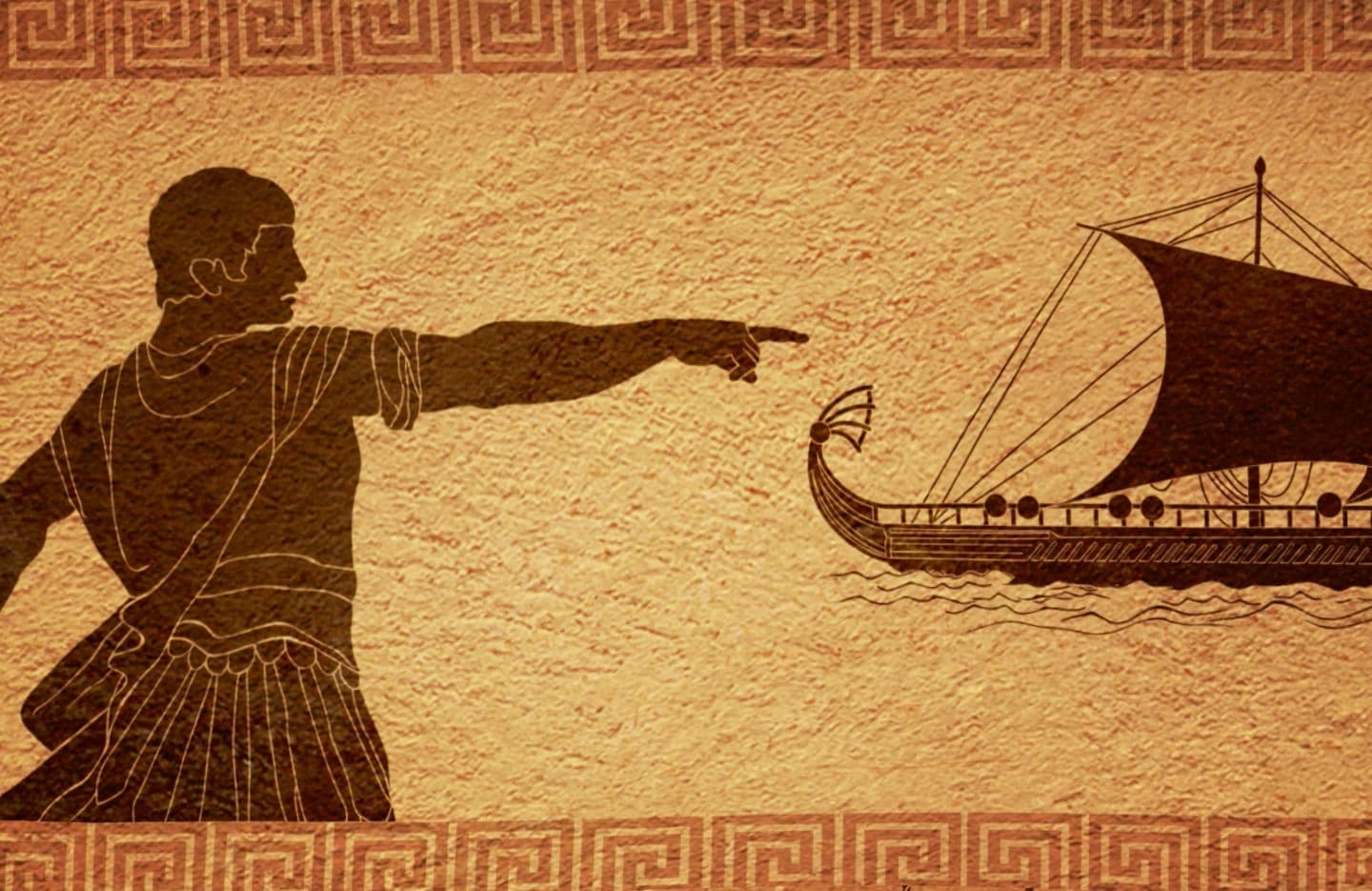 Vektor-Grapfiken zum Thema Griechische Antike als VasenIllustration