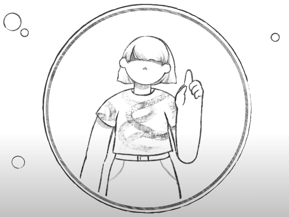 Illustration im Sketch-Stil