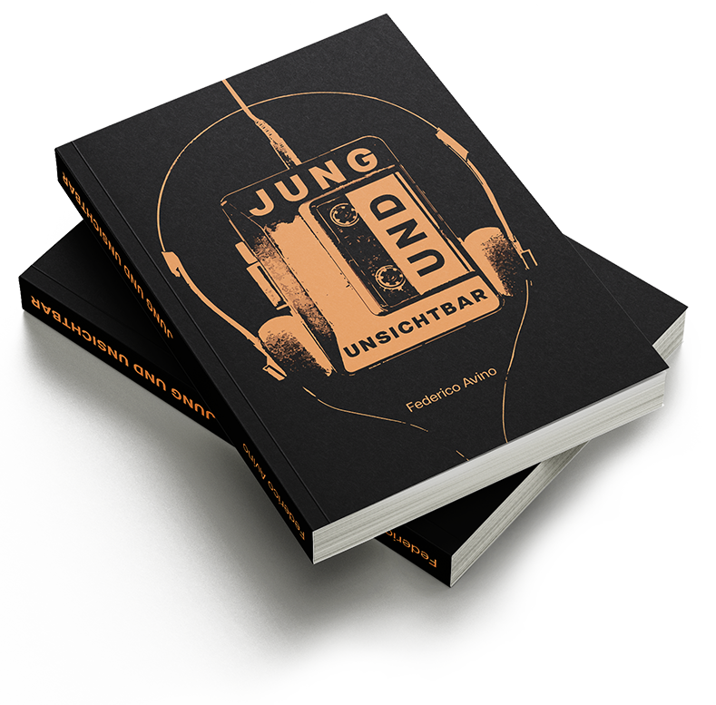 Buchmockup vom Buch Jung und Unsichtbar
