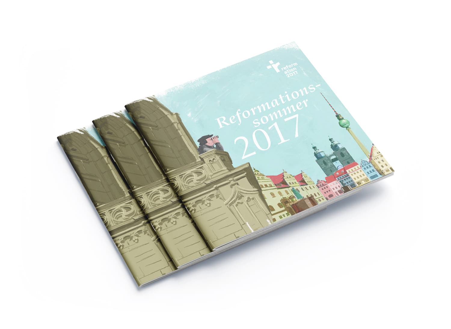 Broschuere zum Reformationssommer 2017 mit Illustration
